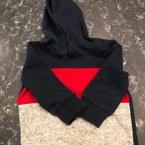 Boys 12 month Red and Blue Hoodie